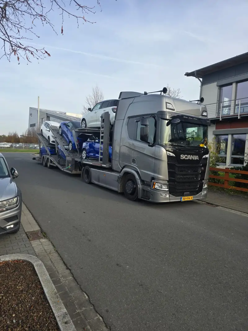 BMW M3 transport Nederland → Frankrijk