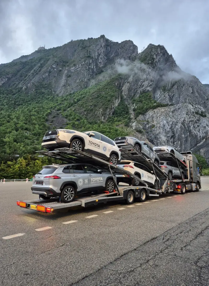 Mazda MX-5 duo-transport Duitsland → Frankrijk