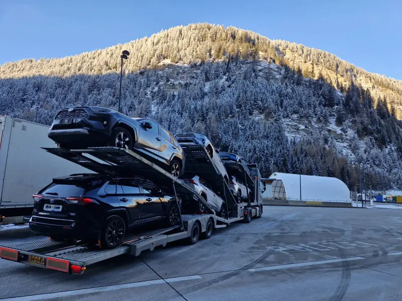 Toyota RAV4 bulktransport Italië → Nederland